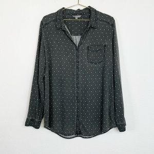 Rubbish Polkadot Button Down Shirt